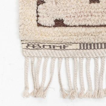 Märta Måås-Fjetterström, "Skvattram", knotted pile in relief, ca 275 x 175 cm, signed AB MMF.