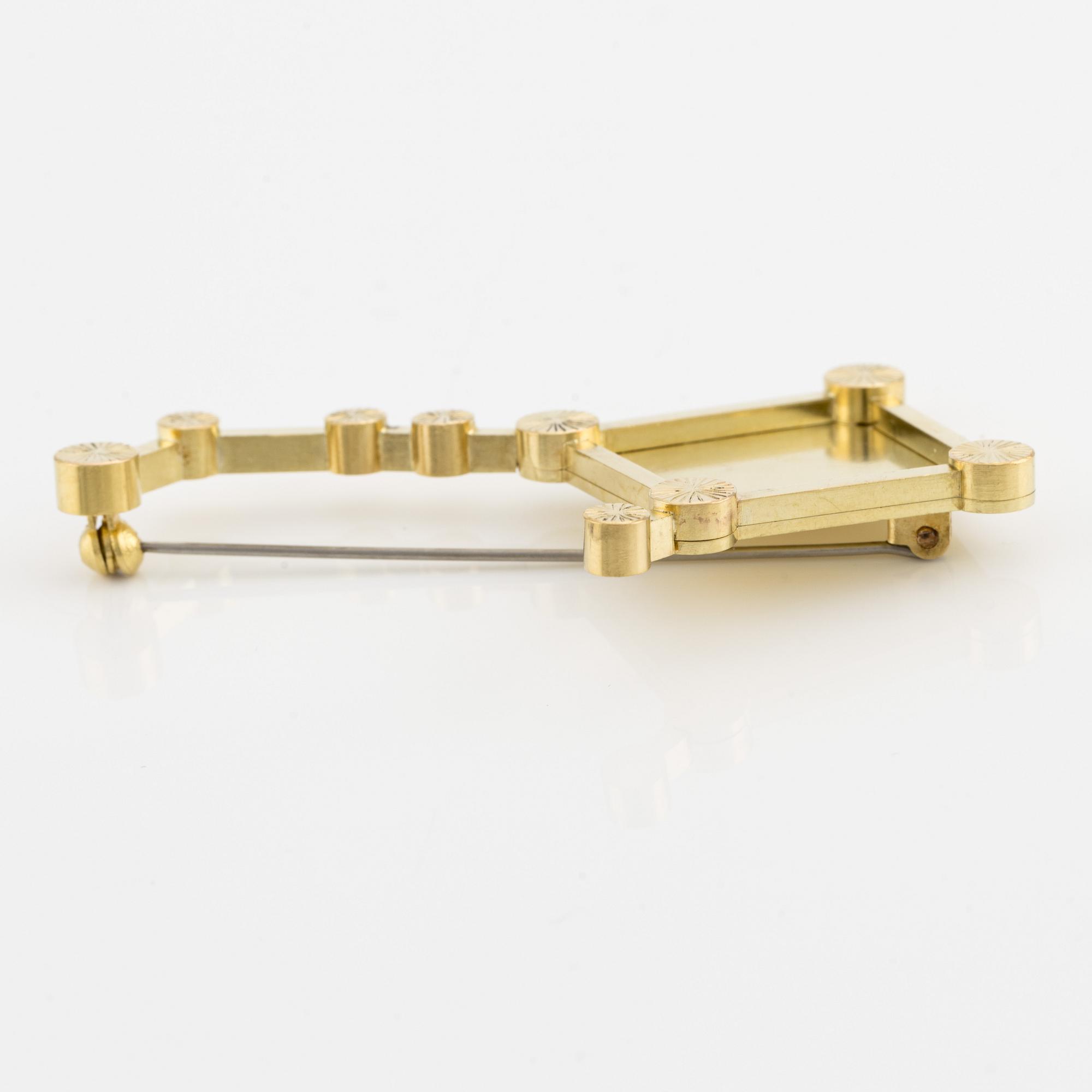 Wiwen Nilsson, an 18K gold brooch in the shape of the constellation Pegasus, Lund 1967.