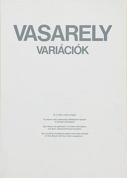 Victor Vasarely, mapp,
“Variációk”.