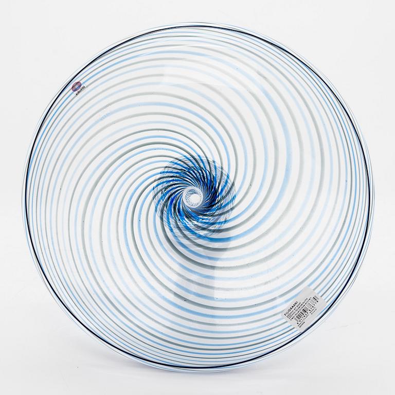 Inga Sempé, an art glass bowl 'Filigraani' series, signed INGA SEMPÉ IITTALA.