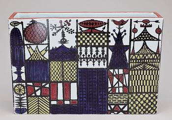 VAS, fajans, "Karneval", Stig Lindberg Gustavsberg.