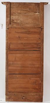 An Empire mirror with console table, attributed to N Frisk (Stockholm 1805-24).