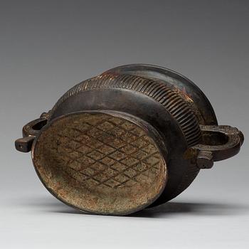 A bronze censer, Ming dynasty (1368-1644).