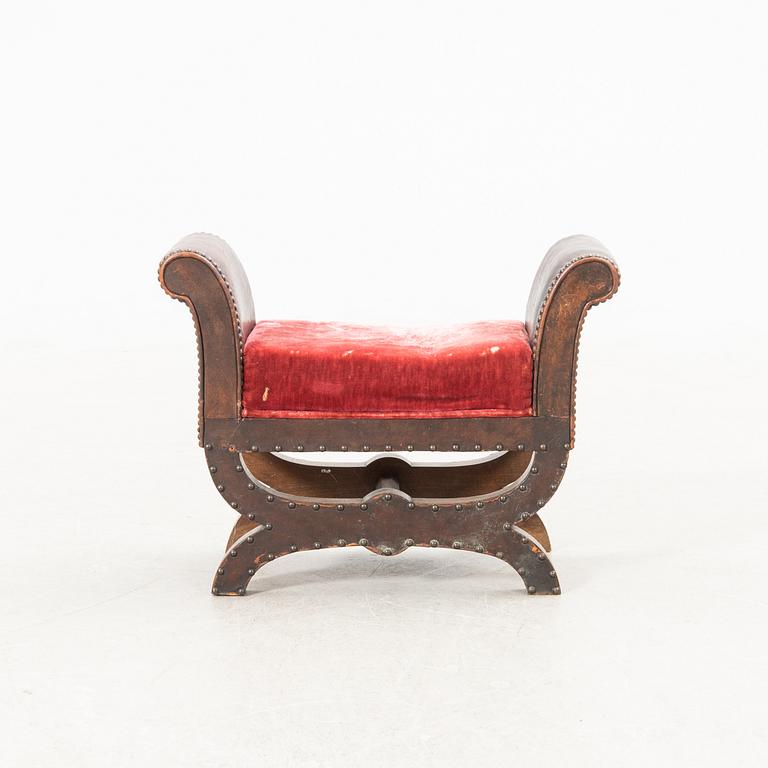 Otto Schulz, Attributed, footstool, Boet Göteborg, first half of the 20th century.