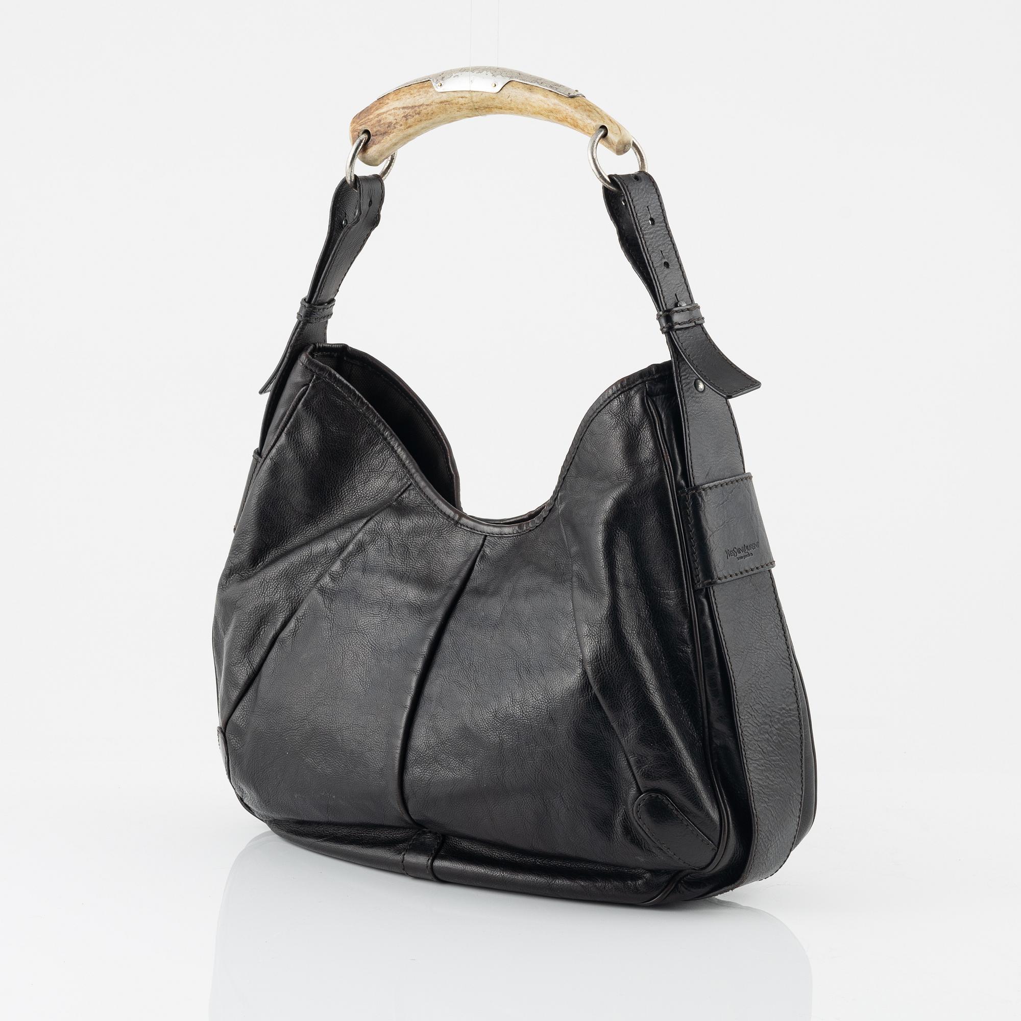 Yves Saint Laurent, a 'Mombasa' leather bag.
