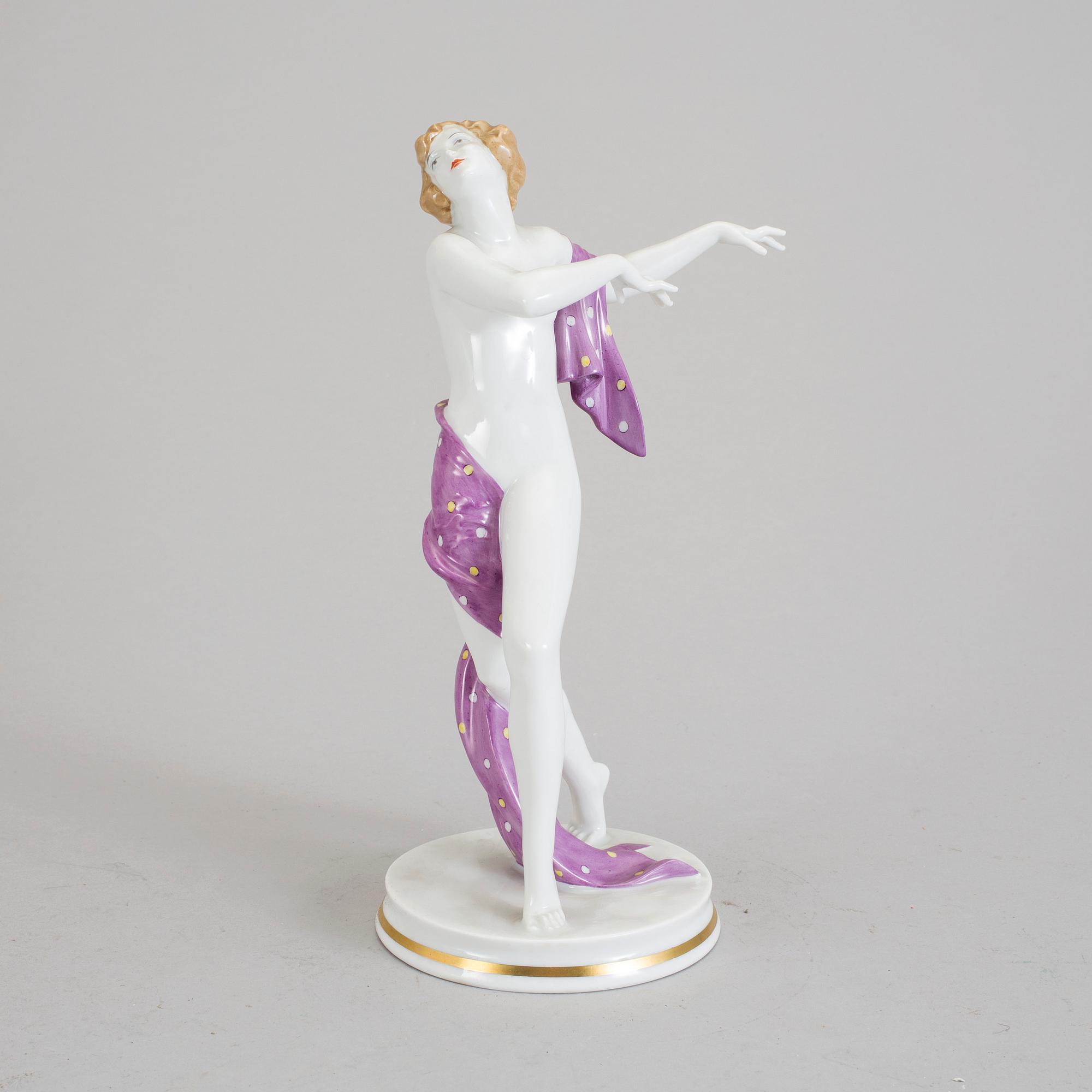 FIGURIN, porslin, Rosenthal, Tyskland, 1900-talets första hälft.