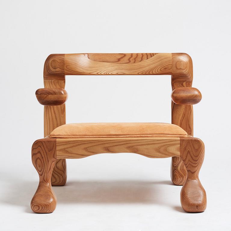 Niklas Runesson, a unique easy chair, executed in his own studio in 2019.