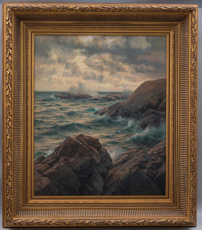 Berndt Lindholm, KVÄLL VID KUSTEN.