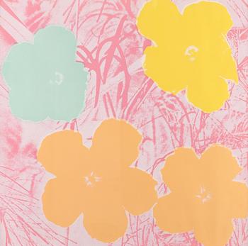 504. Andy Warhol, "Flowers".