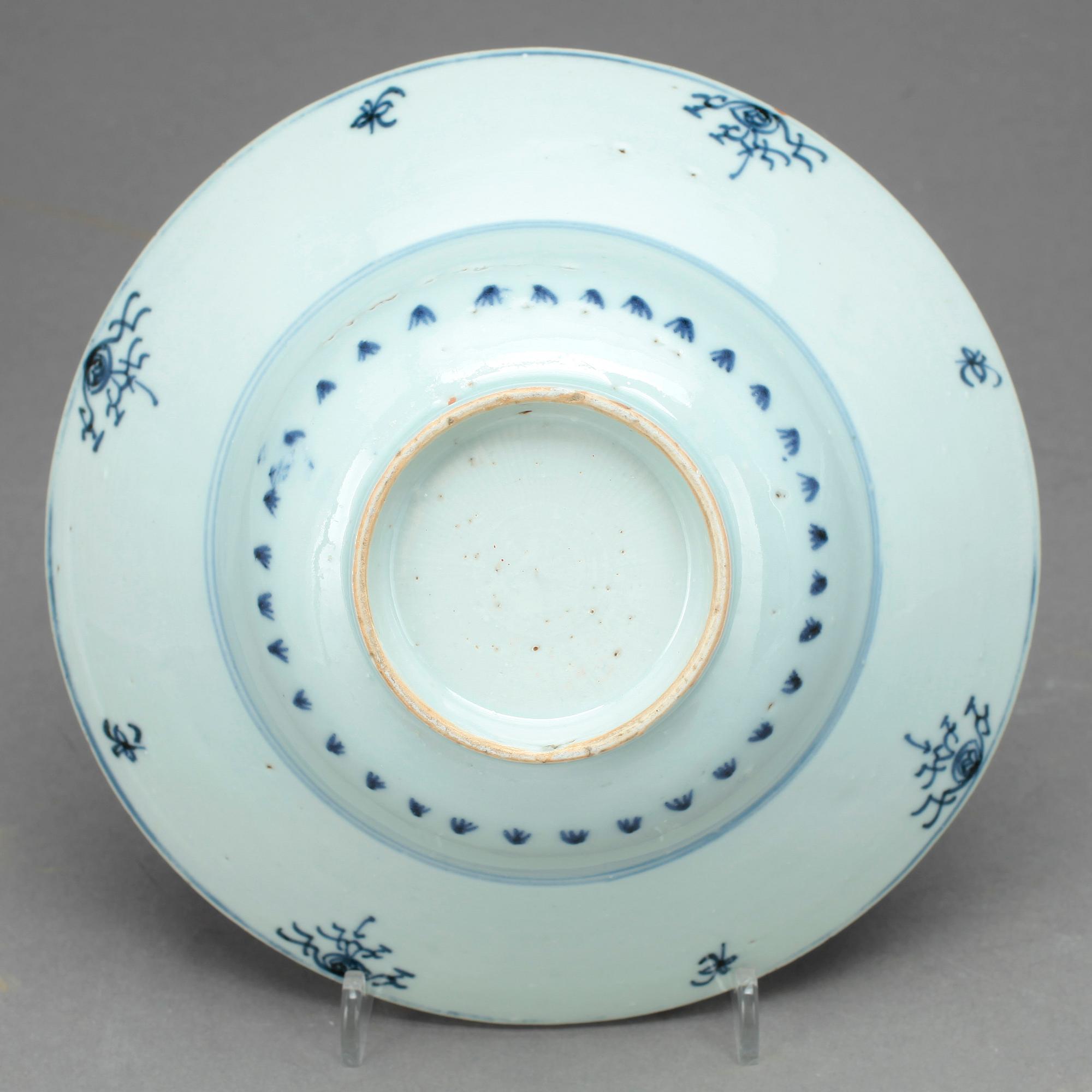 SKÅL, porslin, Kina. 1800-tal.