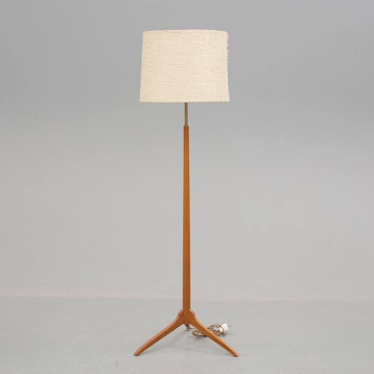GOLVLAMPA, teak, 1950-/60-tal.