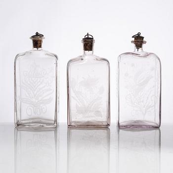 A flask box, first half of the 19th Century.