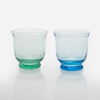 Gunnel Nyman, saftservis, modell 3258 och 3259, Riihimäki Glassbruk Ab. Formgiven 1932.