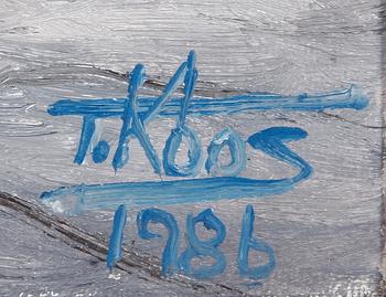 TIBOR KOOS, olja på duk. Sign och dat 1986.