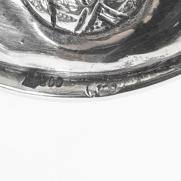 A silver vase, Germany, around the turn of the 20th century.