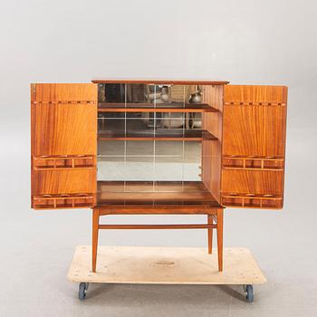 An ABRA Möbler, mid-20th century mahogany bar cabinet.