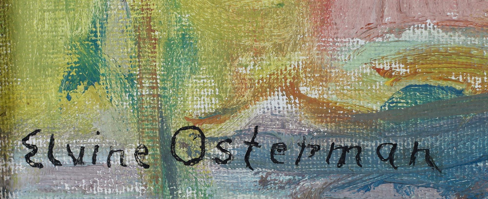 ELVINE OSTERMAN, olja på duk, signerad.