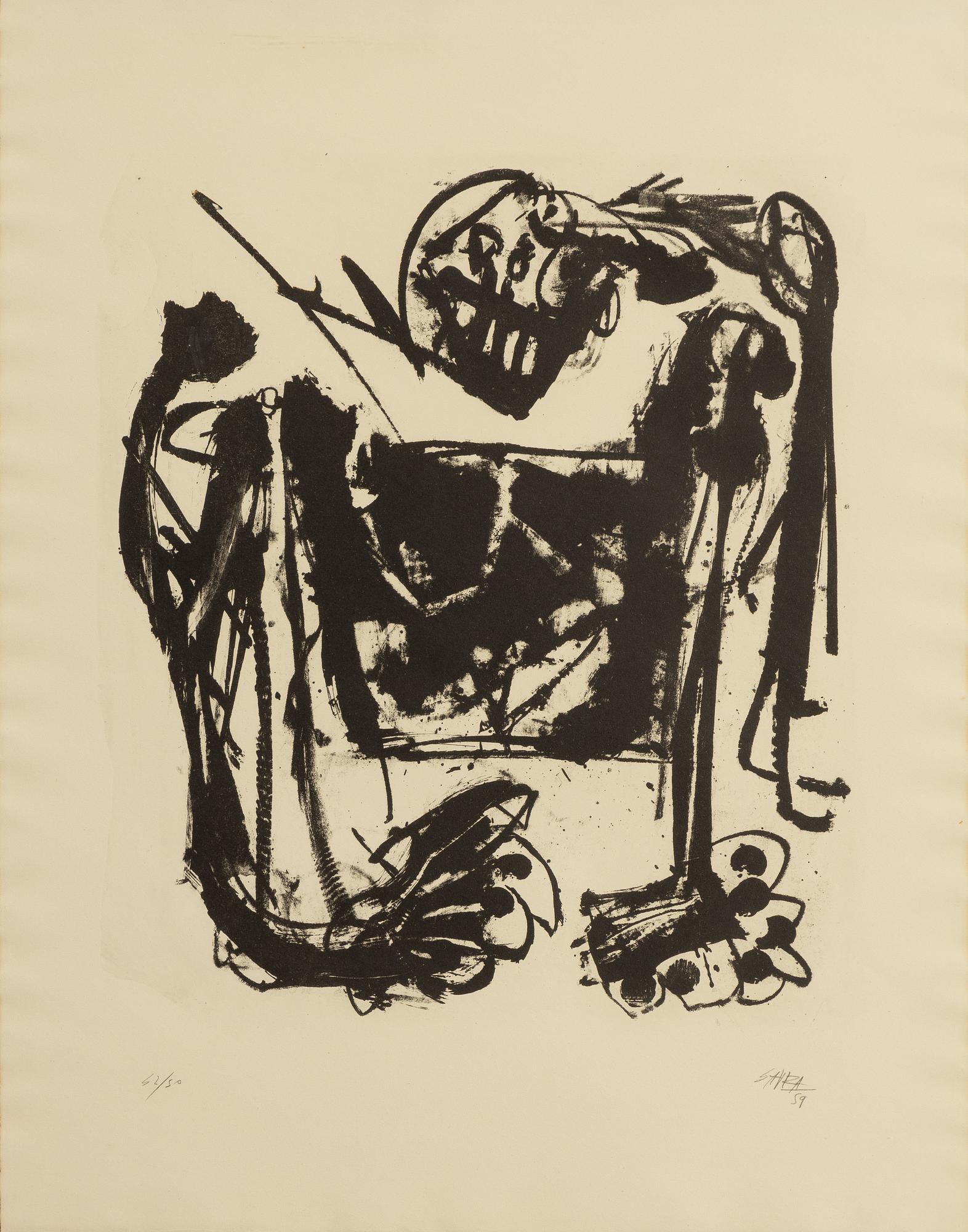 Antonio Saura, Utan titel.