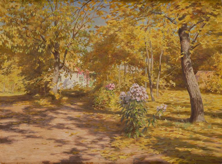 Johan Krouthén, Höstlandskap.