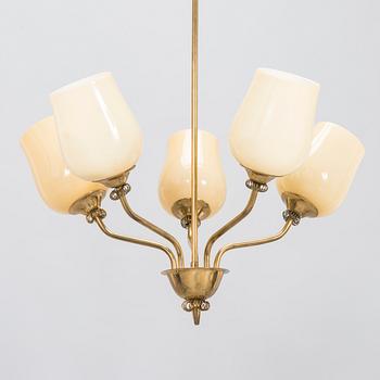 A model ER 110/5 itsu ceiling lamp, mid-20th century.