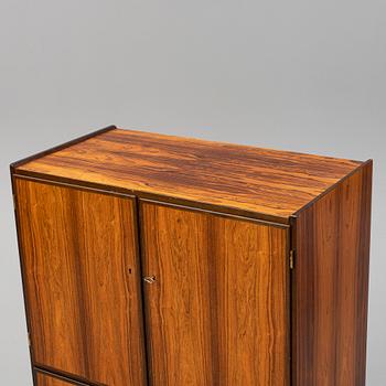 A rosewood veneered drinks cabinet, 1960's.