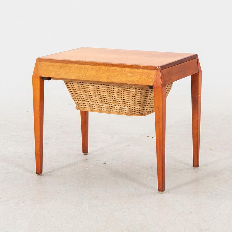 Severin Hansen, a teak and rattan sewing table.