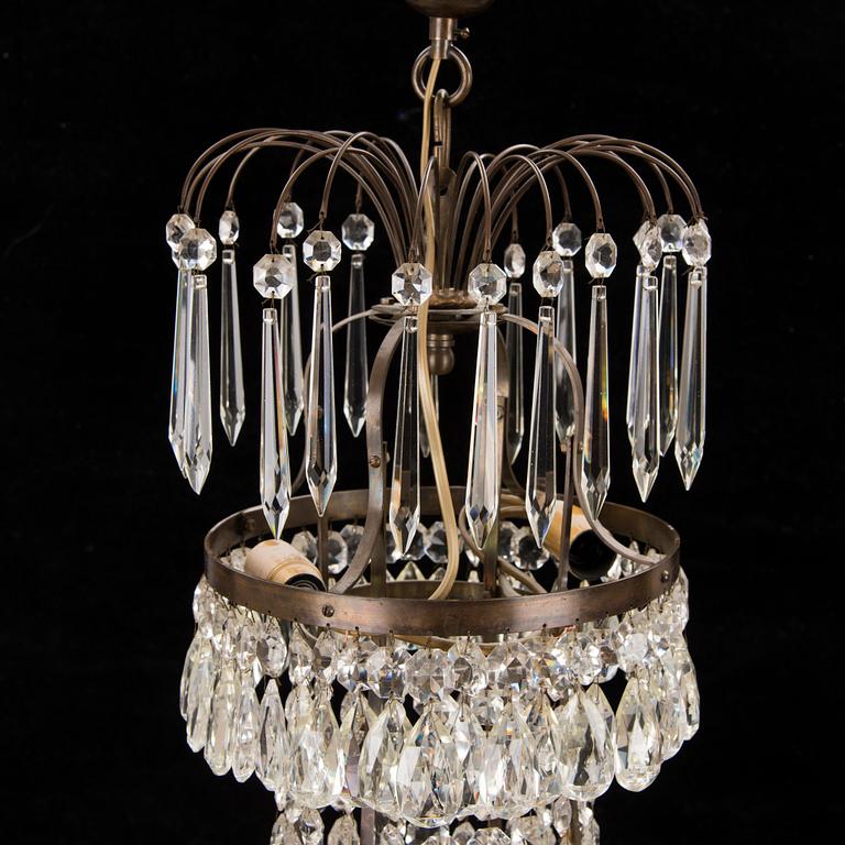 A 20th century chandelier.