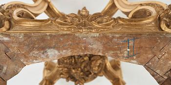 A Swedish Royal Rococo mid 18th century table, belonged to Lovisa Ulrika (Queen of Sweden 1751-1771).