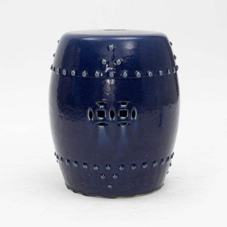 Trädgårdspall, porslin, Kina, 1900-tal.