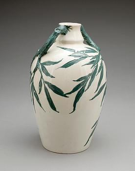 VAS, flintgods, Gunnar Wennerberg, Gustafsberg, omkring 1900, sign undertill.