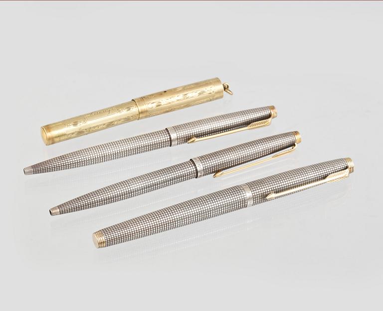 PENNOR, 3+1. Parker, Sterling silver mm.