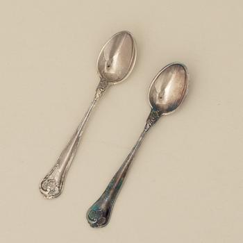 Bordsskedar 12 st, kaffeskedar 12, st silver, Cohr.