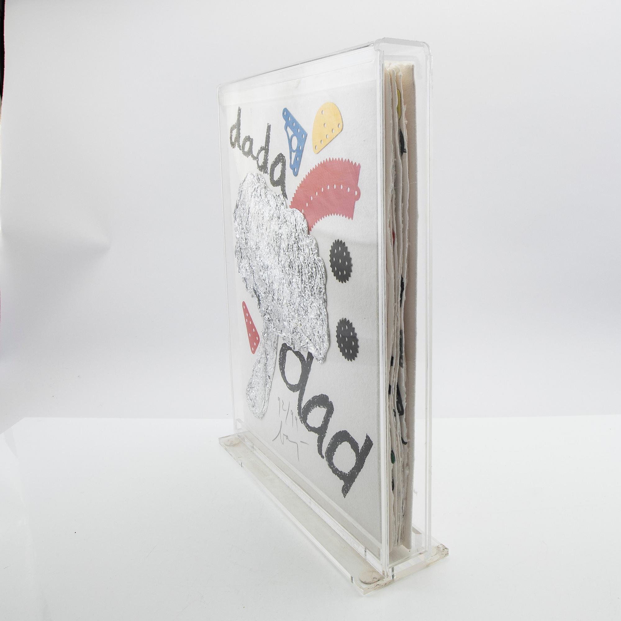 Enrico Baj, Book cover, "Comme le comme dans son comme".