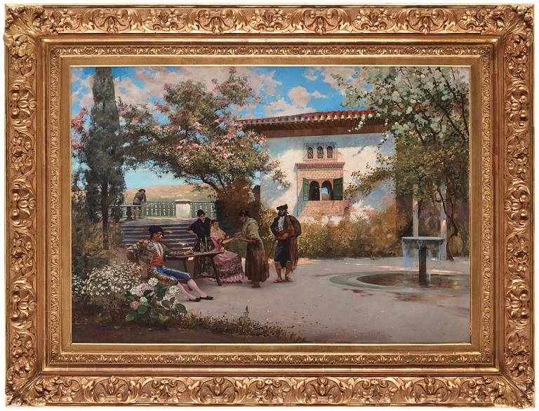 Hugo Birger, 'Spåkvinnan vid La Mesquita'  (The fortune teller at La Mesquita).