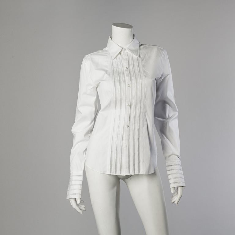 Blouses and a jacket with west by Ralph Lauren.