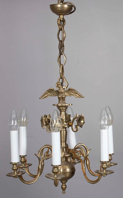 TAKKRONA. brons, barockstil, 1900-tal.