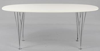 MATBORD, Bruno Mathsson och Piet Hein, licenstillverkat av Fritz Hansen, 1970-tal.