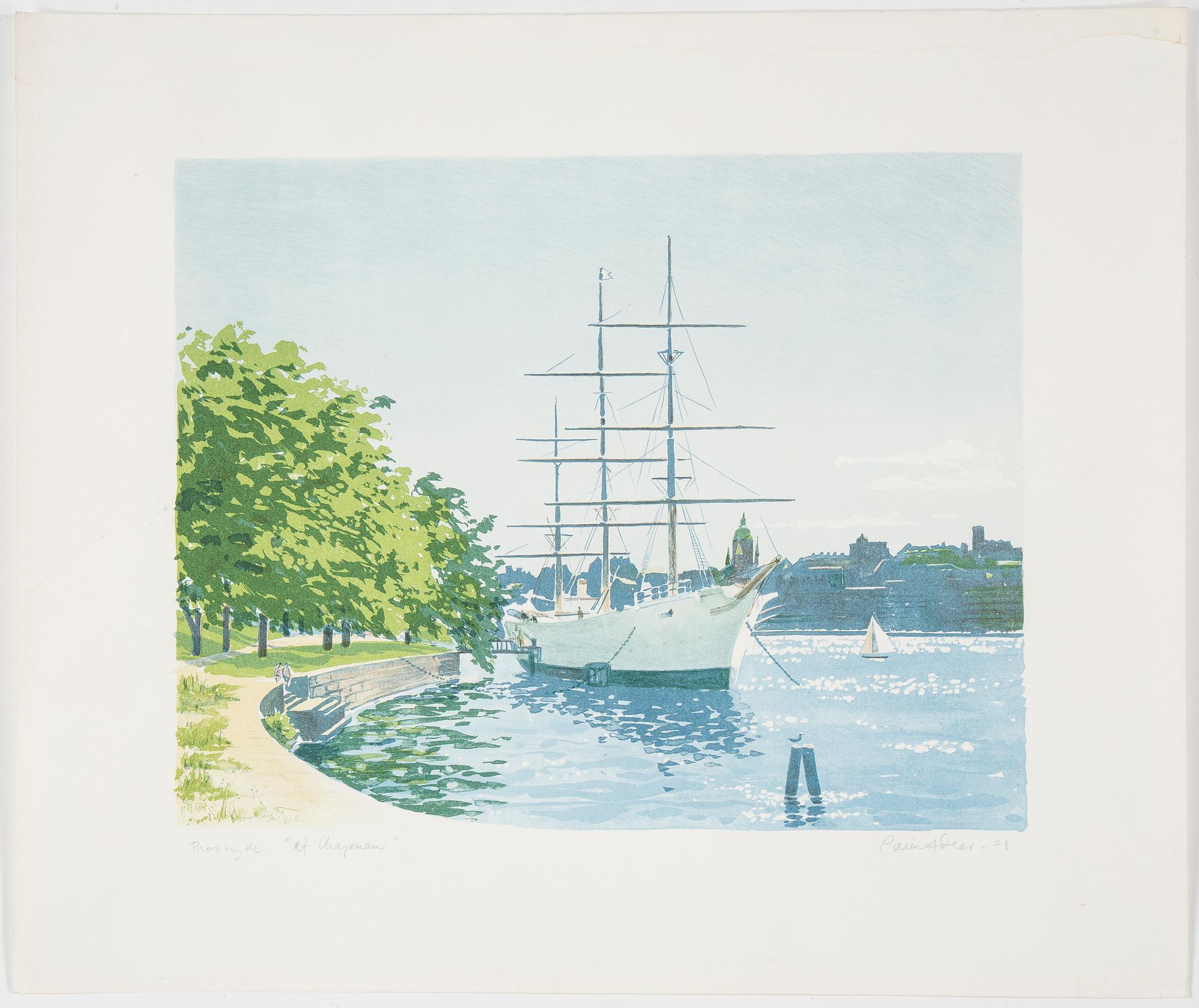 PARTI GRAFIK, ca 100 verk, bl.a från Föreningen för Grafisk Konst, Björn Brusewitz och Louis Bastin.