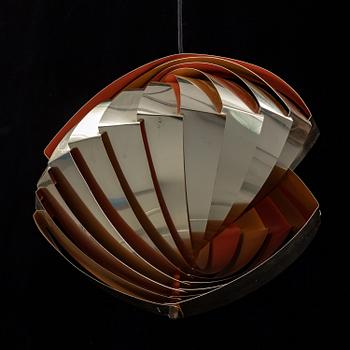 A 'Konkylie' ceiling light by Louis Weisdorf.