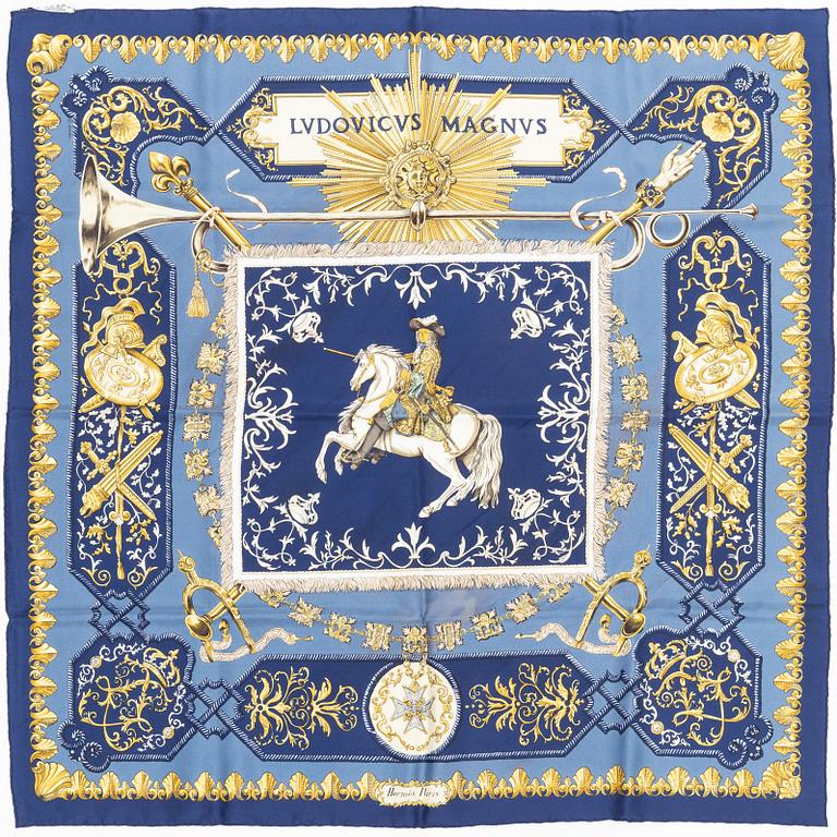 Hermès, scarf, "Ludovicus Magnus".