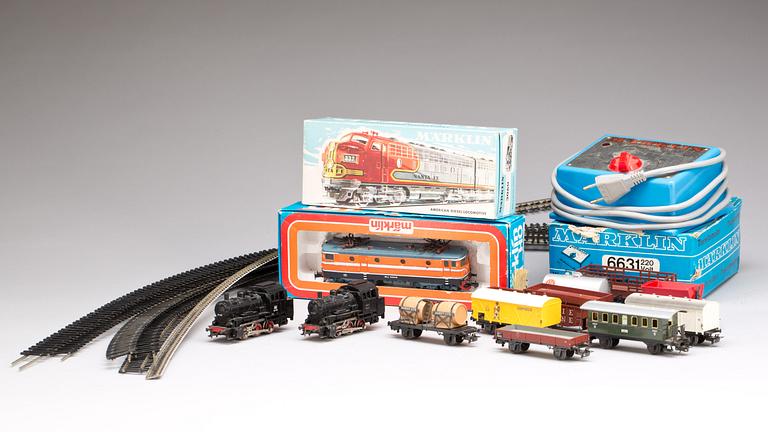 PARTI TÅGSET MÄRKLIN H0, 1900-talets andra hälft.