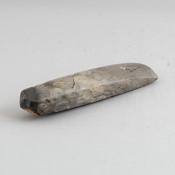 A neolithic flint axe.