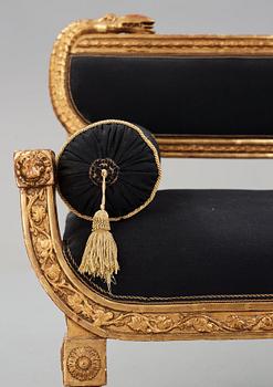 SOFFA, tillskriven Johannes Andersson, (1763-1840), Lindome, 1810/20-tal.