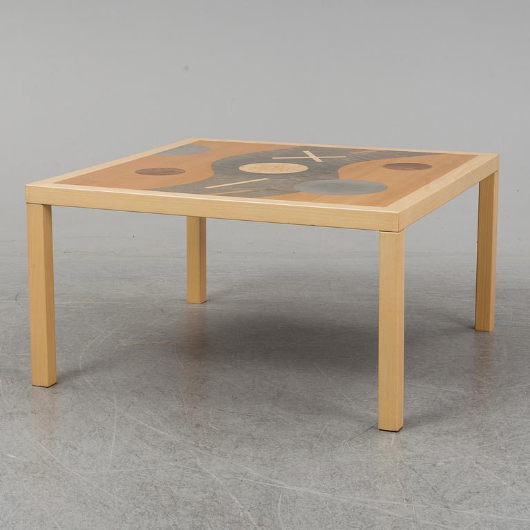 A 'der Fluss' coffee table by karl Gustaf Nilsson, Gärsnäs.