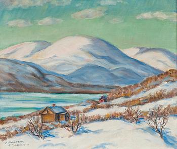 545. Arvo Makkonen, VIEW OF LAPLAND.