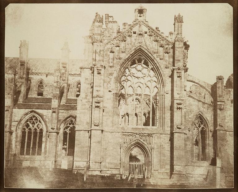 William Henry Fox Talbot, "MELROSE ABBEY, ca 1845".