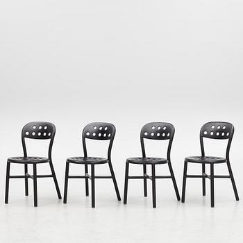 Jasper Morrison, four "Pipe" chairs, Magis.