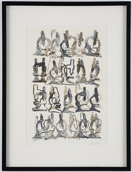 Arman, Untitled from: "Hommage aux Prix Nobel" (The Nobel Prize Portfolio).