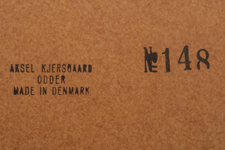 HALLMÖBEL med SPEGEL, Aksel Kjersgaard, Odder, Danmark, 1950/60-tal. CITES-intyg medföljer.