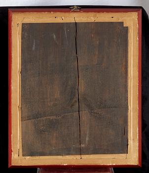 SPEGELGLASMÅLING. Qing dynastin, 1700-tal.